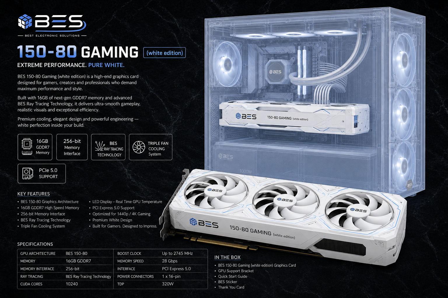 BES 150-80 Gaming (white edition) - Image 3
