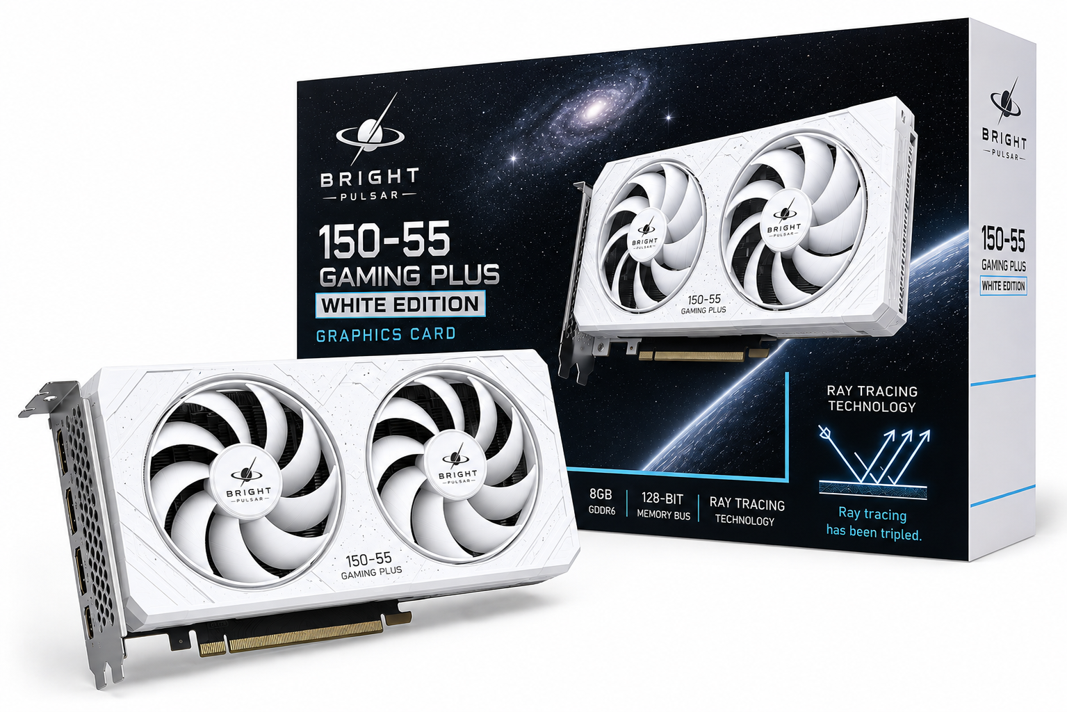 Bright Pulsar 150-55 Gaming Plus (white edition)