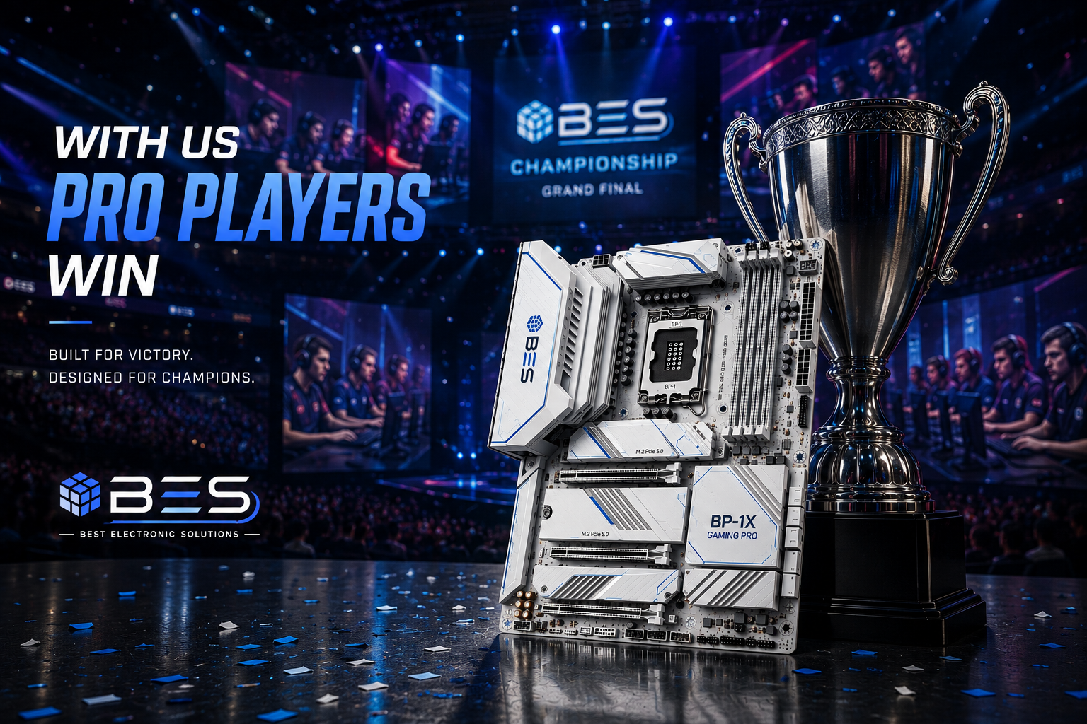 Motherboard BES BP-1X Gaming PRO (White Edition) - Image 2